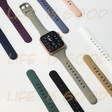 Silicone Sport Band Compatible Apple Watch Series 11, 10, 9, 8, 7, 6, 5 - 1, SE
