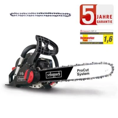 Scheppach Benzin Kettensäge 1,9PS Motorsäge 40cm Oregon-Schwert +16" Kette CSP41