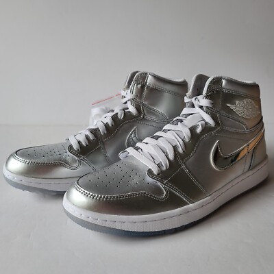 Air Jordan 1 High G NRG Gift Giving Golf Silver FD6815-001