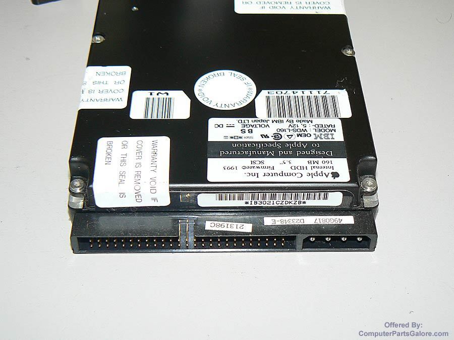IBM 160-Megabyte WDS-L160 50-Pin SCSI Hard Drive - (( TESTED )) 2022, popularna WYPRZEDAŻ