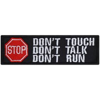 AufnäHer: Stop Biker AufbüGler Rocker Patch/Flicken/BüGelbild/Applikation