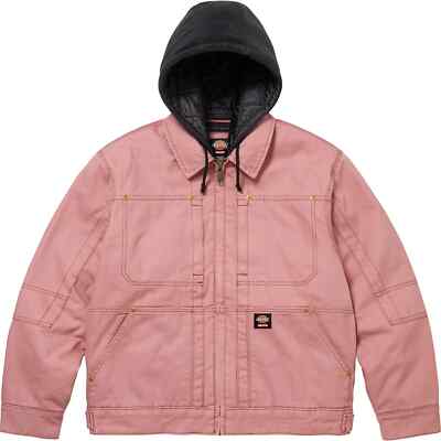 Supreme x Dickies Hooded Work Jacket Black Royal Pink 3colors, $576.55