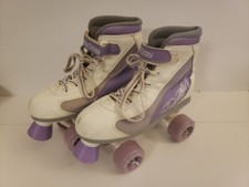 Roller Derby Girls FIRESTAR Roller Skates White/Purple Size 4 Roller Derby Girls