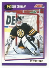 REJEAN LEMELIN 1991-92 SCORE CARD NEAR MINT+ CONDITION