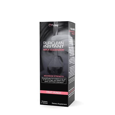Purified by Wellgenix, PURICLEAN INSTANT Max Cleanser kit, Fruit Punch