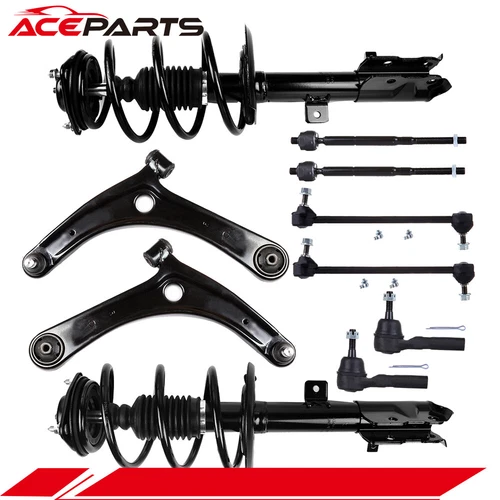 10x Front Struts Control Arm Suspension Kit For Jeep Compass Patriot 2007-17