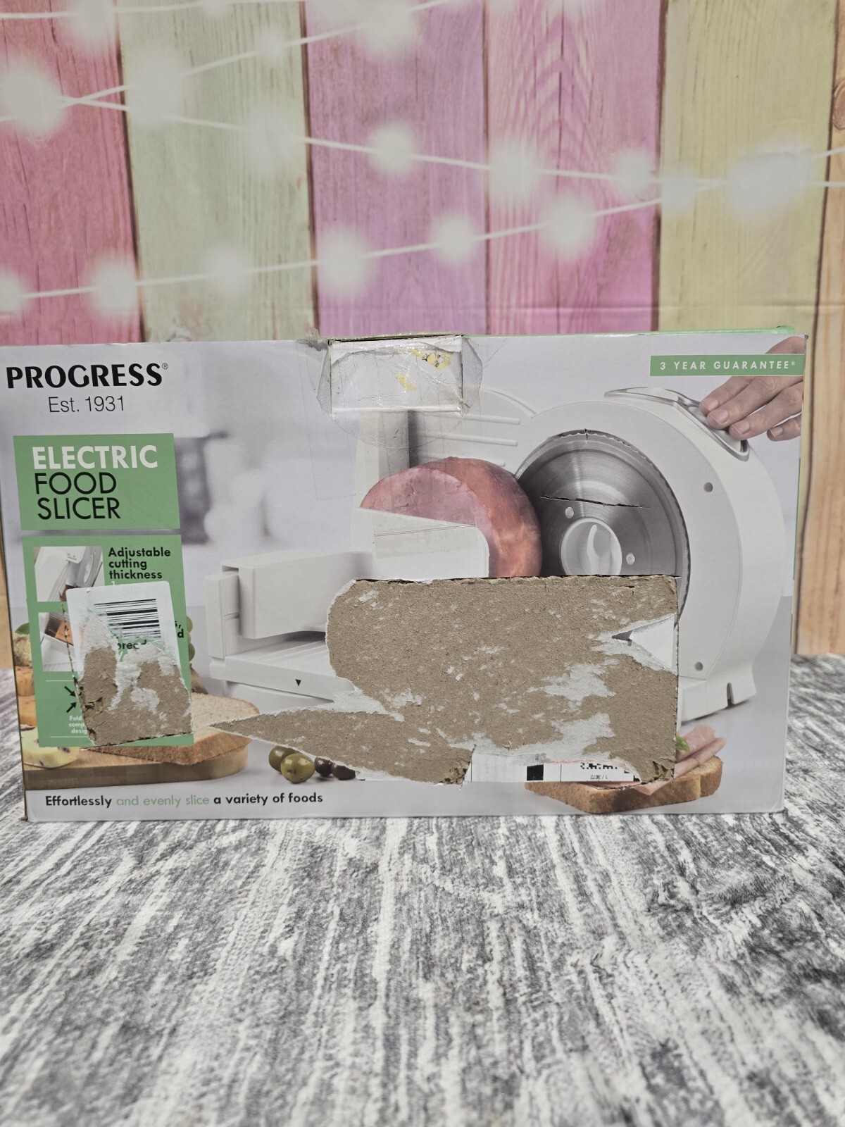 Progress EK3683P Electric Food Slicer White for sale online eBay