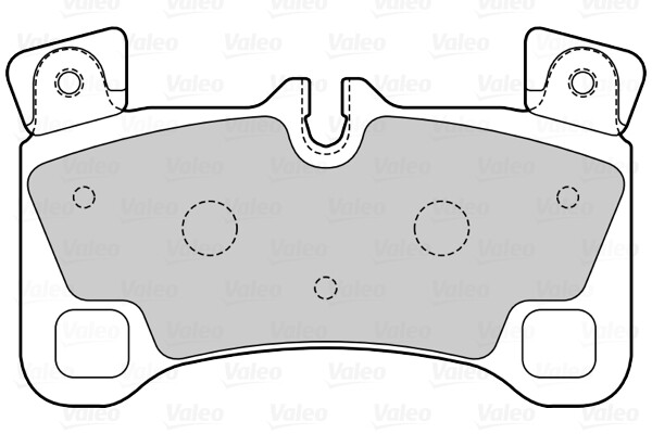 Kit de plaquettes de frein Valeo 601560 anti-bruit pour supprimer les sifflements au freinage
