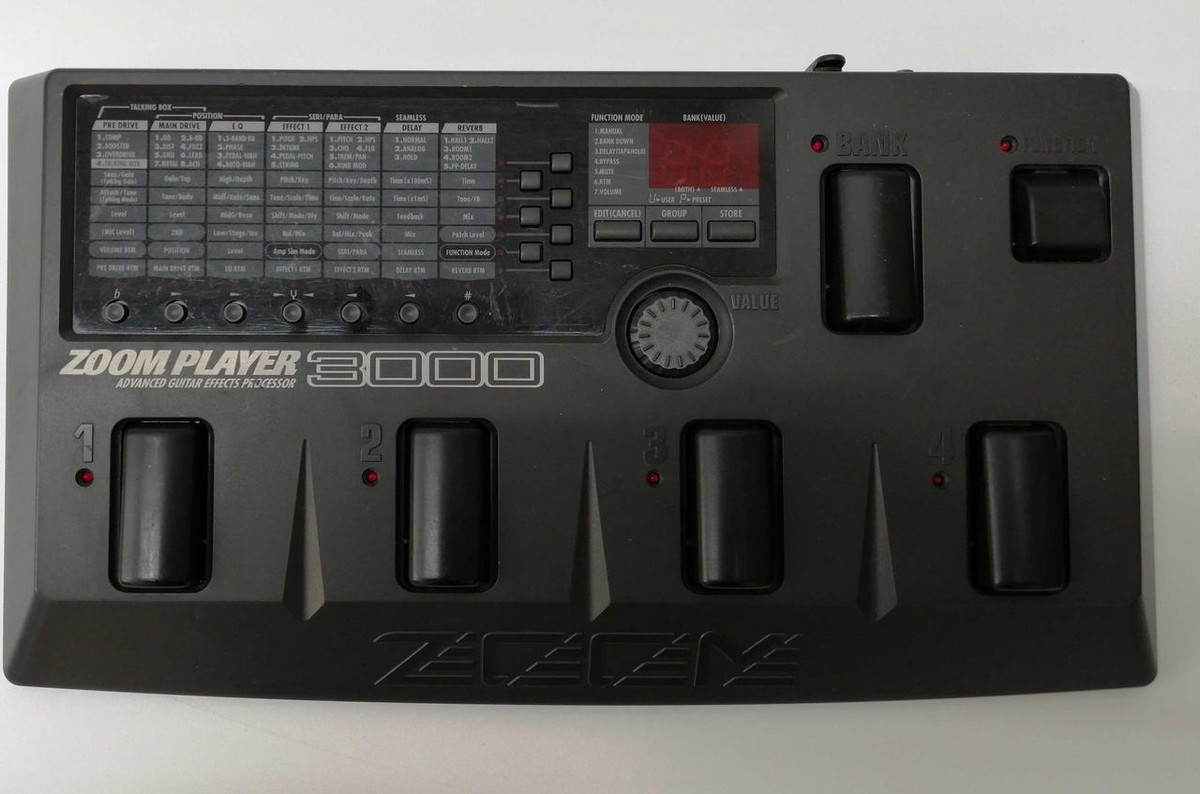 ZOOM PLAYER 3000 | Guitar Effects Processor in Good Condition | eBay