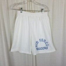 Vintage Air Force Falcons Ultimate Sportswear Logo Shorts Mens size L Drawstring