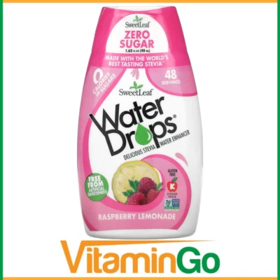Sweetleaf WaterDrops - Delicious Stevia Water Enhancer Raspberry Lemonade 1.62fl