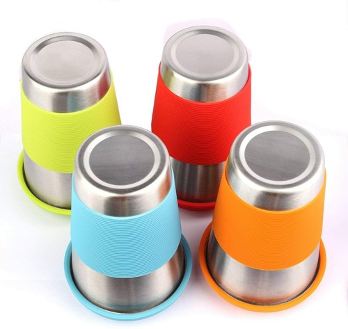 14 PCs Stainless Steel Cups Metal Drinking Glass Party Picnic Birthday Outdoors - Picture 6 of 8