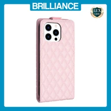 Brilliance LUX iPhone 13 Pro Flip PU Photo Frame Leather Up And Down Wallet w...