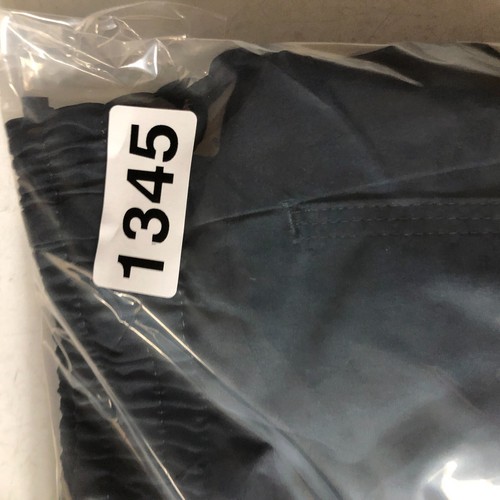 Adidas Track Pants Mens Medium Black Lined Bungee Ankle Drawstring Windbreaker - Picture 12 of 12
