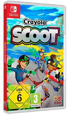 Nintendo Switch Spiel Crayola Scoot - NEU & OVP - Kinder-Spiel, Familienspaß