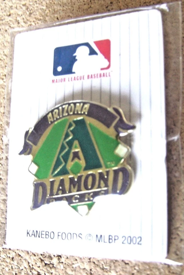 Arizona Diamondbacks 2002 Kanebo Foods Japanese MLB pin Japan v2 - Image 2 of 3