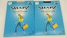 2 pr My Shapz Tone It Down Nylon/Lycra Shaping Sheer Capri-sz 1,2,3,4 Black,Nude