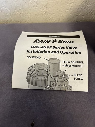 Valvola Anti Sifone Resistente Rain Bird DASASVF075 Valvola Irrigatore Elettrica Nuova - Foto 3 di 3