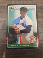 ⚾️ 1985 Donruss Leaf #99 Roger Clemens Boston Red Sox Baseball Rookie Card RC ⚾️