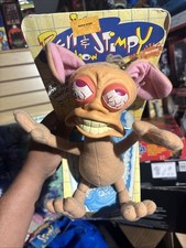 Vintage Ren and Stimpy 1992 Nickelodeon Ren Plush Toy Original Box