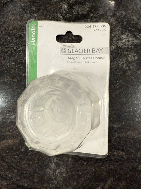 Glacier Bay Aragon Tub and Shower Acrylic Handle Replacement for Single Handle f
