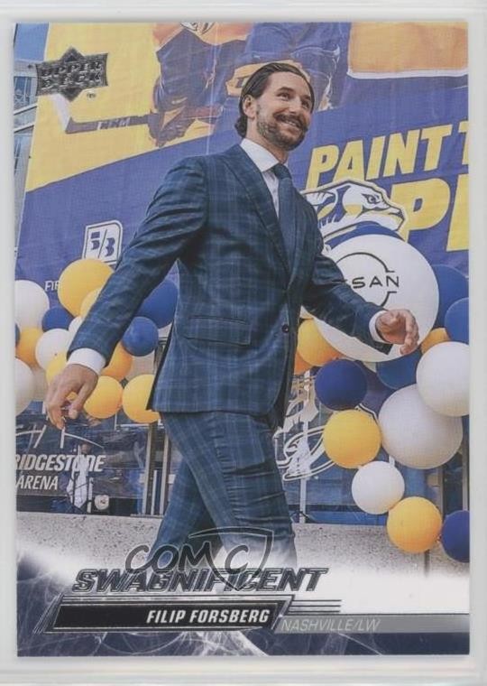 2022 Upper Deck Series 2 Swagnificent Photo Variation Filip Forsberg #359 0xd2