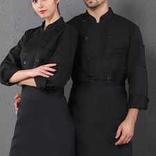 C-Men Chef Uniform Classic Long Sleeve For Chef Kitchen Hotel Dining