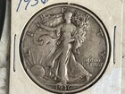 1936 Walking Liberty Half Dollar CIRCULATED FINE 90% Silver #103.
