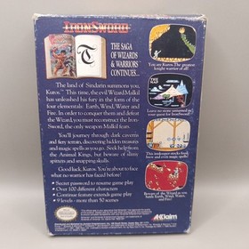 Iron Sword Wizards & Warriors 2 NES Nintendo Entertainment System Game *Boxed*