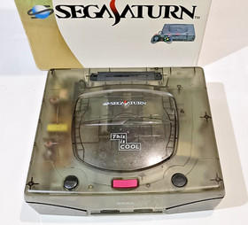 Sega Saturn "This Is Cool" Rare Console NTSC-J HST-0021 with Box + Backup Memory