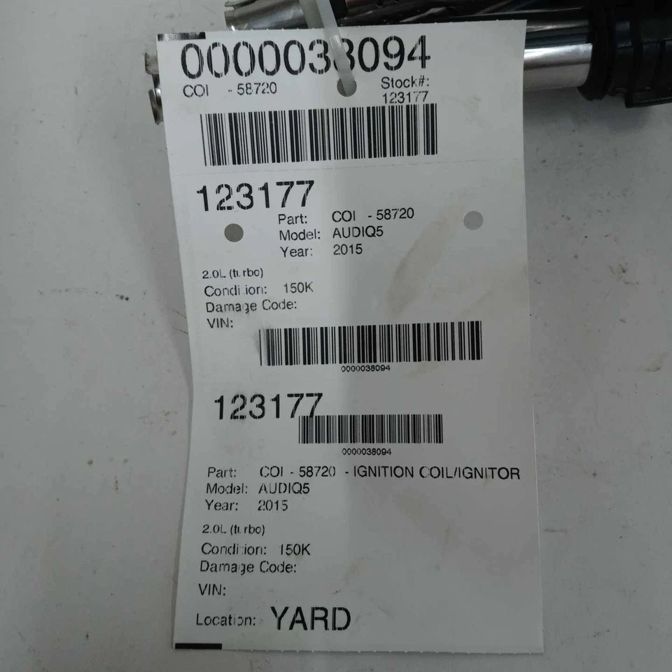 Audi Q5 2009-2017 bobina de encendido/encendedor 2,0 l (turbo) los 4 Foto 4 de 4