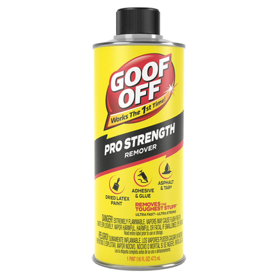 #ad Goof Off Professional Strength Latex Paint and Adhesive Remover 6 fl. oz. $6.30