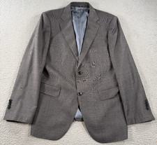 Suitsupply Blazer Sport Coat Mens 40R Gray Pure Wool Vitale Barberis Canonico
