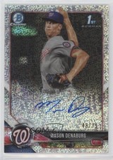 2018 Bowman Draft Chrome Pick Sparkles Refractor 48/71 Mason Denaburg Auto w6f