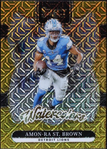 2024 Panini Select #105 Amon-Ra St. Brown Zebra Prizm SSP Case Hit