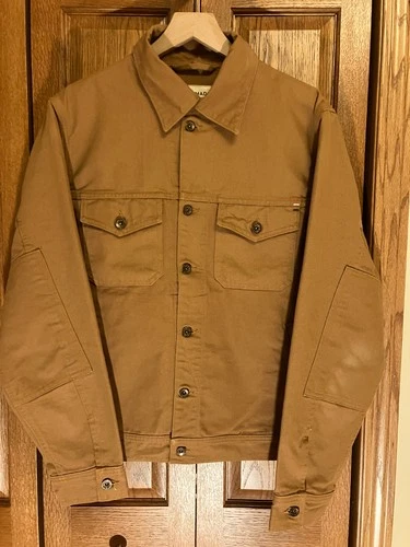 Wies Made 12oz Tan-Brown Cotton Duck Artcher Jacket Size Large RARE - product listing photo