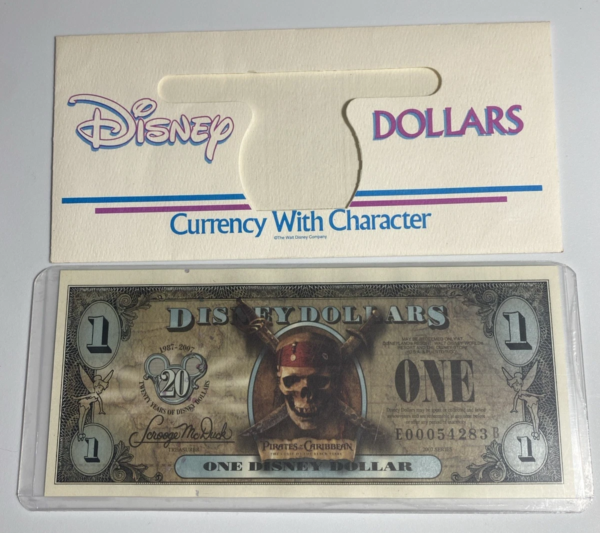 Pirates of the Caribbean Disney Dollars (1968-Now) for sale | eBay