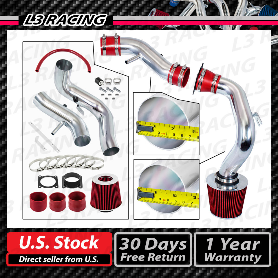 RED COLD AIR INDUCTION INTAKE+DRY FILTER For 00-01 Sentra SE Sedan 2.0L DOHC