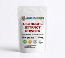 CISTANCHE TUBULOSA DUAL EXTRACT POWDER 100 grams HIGH POTENCY NO FILLERS 