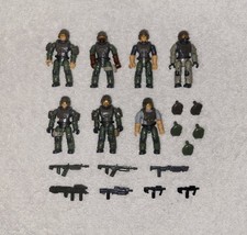 Halo Mega Construx Marine Figure Lot of 7 w/ ...