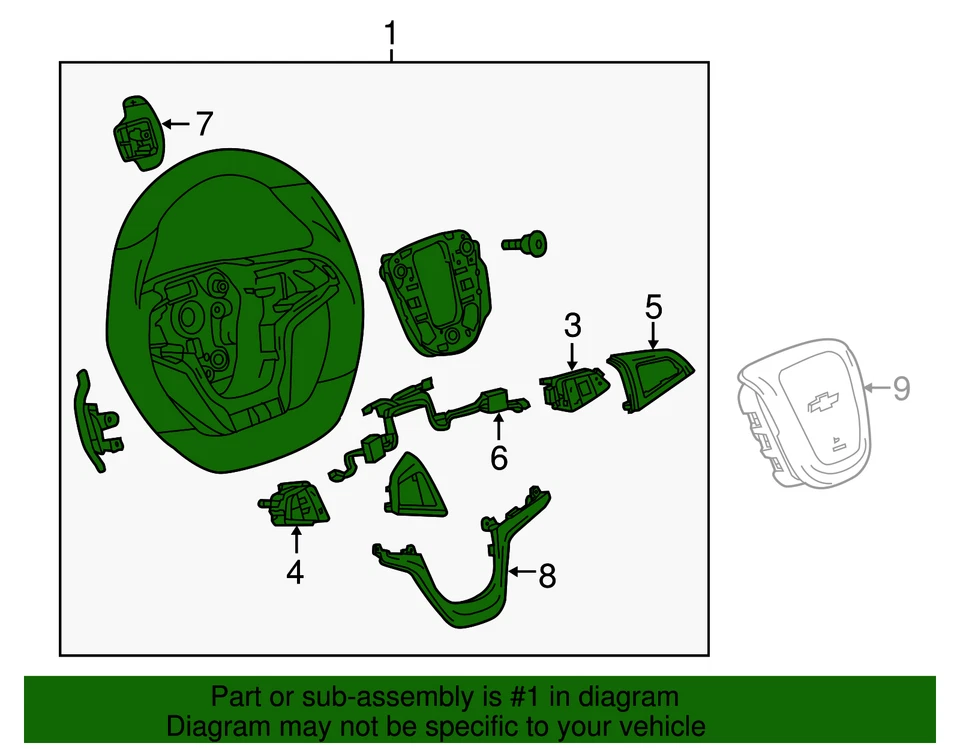 Genuine GM Wheel 92287734 - Image 2 of 4