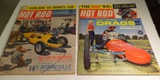 2 Vtg 1962 Hot Rod Issues Great Features Very Good Cond. Free Shipping