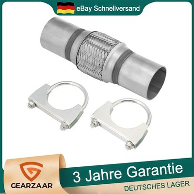Flexrohr 55x100/220mm kompatibel mit Audi ohne Schweißen Edelstahl Universal
