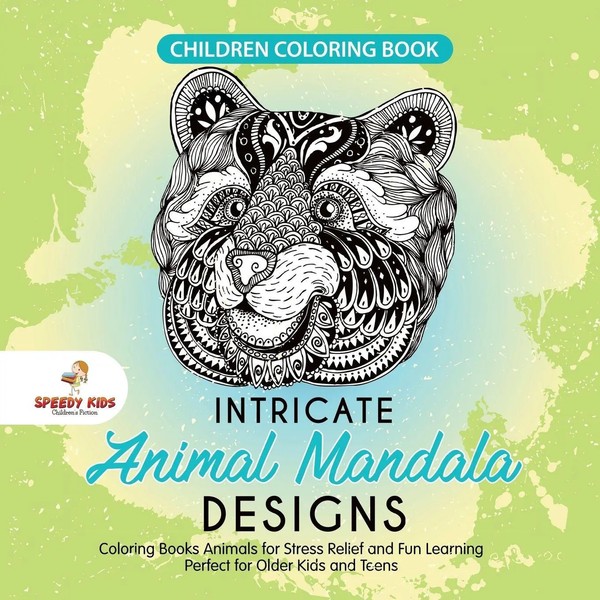 Children Coloring Book. Intricate Animal Mandala Designs. Coloring Books...-image