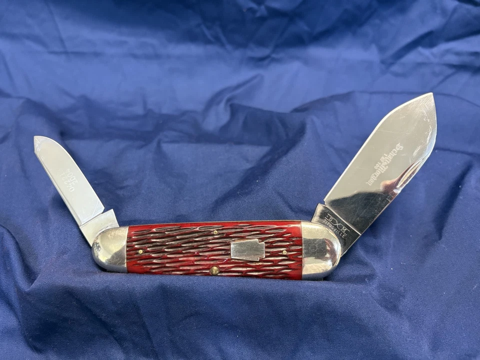 Cuchillo Schatt & Morgan Keystone Series Funda Tablero Hueso Rojo 1 de 100 - Exc. Foto 3 de 4