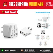 Universal Travel Adapter for US, EU, UK, AU - Type A B Power Converter