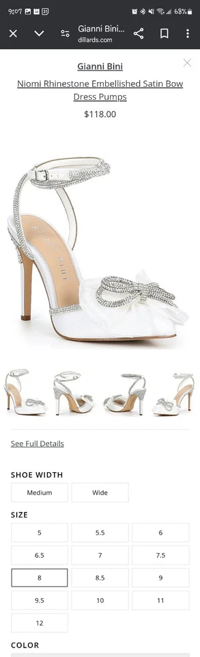 Bridal Shoes Gianni Bini - Image 2 of 4