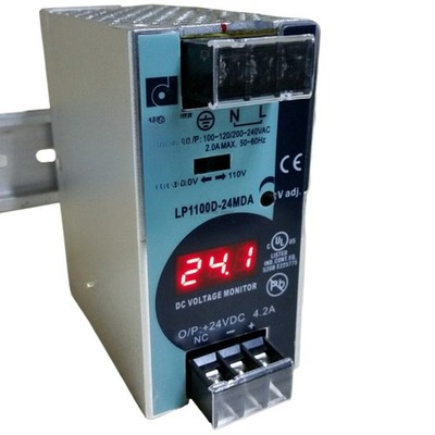 LP1100D-24MDA/100W24V 4.2A digital display rail type switching power supply