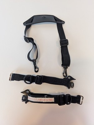 Obaby Zezu Harness Schultergurte und Hüftgurte ohne Schnalle schwarz