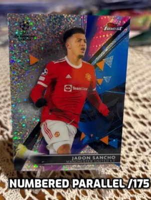 Topps Finest 21-22 Jadon Sancho Numbered Parallel /175 Manchester United C3444